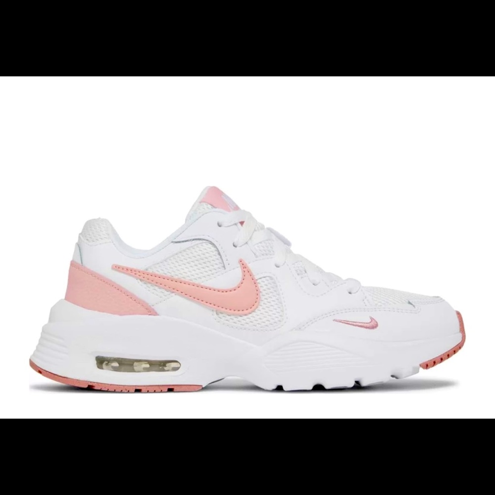 Nike Air Fusion white and pink Sneakers